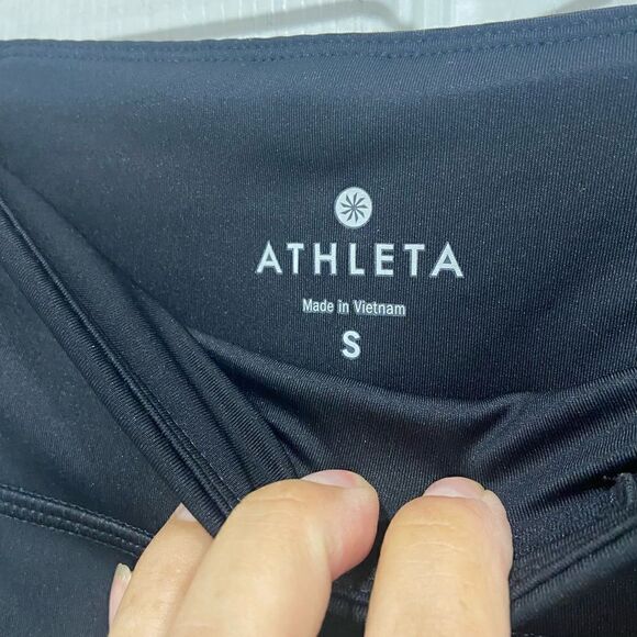 Athleta colorful mesh leggings bag key pocket size S - Picture 2 of 7